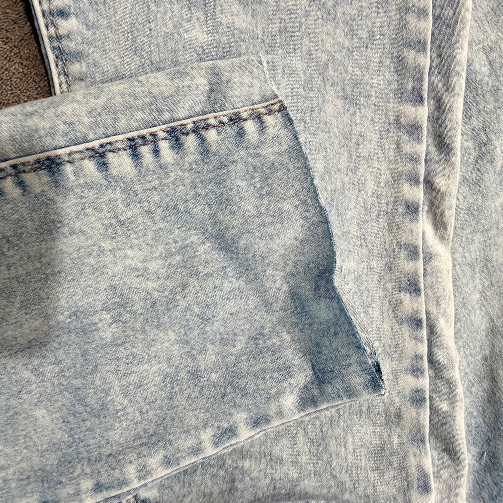 Curve Appeal Women's Light Wash Straight Jeans. Gently loved - Picture 9 of 12